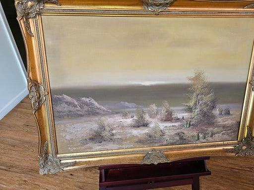 Painting by  Hill. Landscape/29 x41 oil on canvas/ original, Antiques, David's Antiques and Oddities