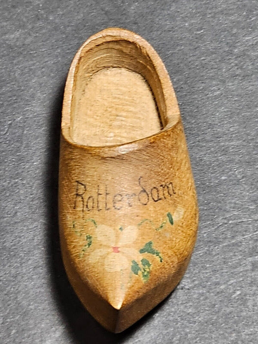 Wooden shoes ,1920s, 2 pairs , Rotterdam and soppn carved 2 " and 3", Antiques, David's Antiques and Oddities