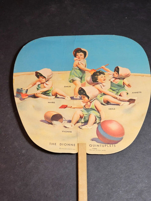 Dionne Quintuplets Fan Original 1936 Advertising., Antiques, David's Antiques and Oddities