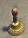 3" dinner bell late 1800s Brass wood handle embossed design on bell  classic, Antiques, David's Antiques and Oddities