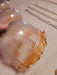 Light globes 10" wide 8" H/Etched as pictured clear frosted to amber as found, Antiques, David's Antiques and Oddities