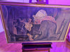 Canvas REFLECTIONS 24 x 40 as found canvas only unstretched Needs stretcher, Antiques, David's Antiques and Oddities