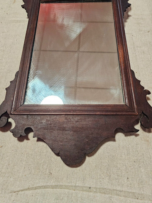 Early chippendale style mirror approx. 12x 12 great construction Original  wood, Antiques, David's Antiques and Oddities