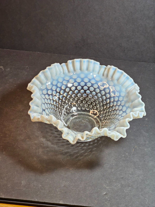 Bowl Hobnail Clear to Weight 9 " wide 4 " high gorges 1930s/40s, Antiques, David's Antiques and Oddities