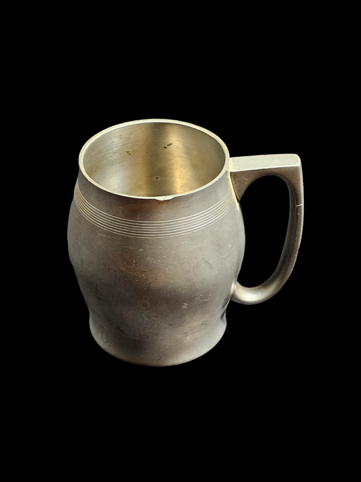 Pewter Mug English Hallmarked, 4.5' x 4", Antiques, David's Antiques and Oddities