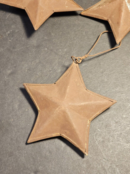 Tin stars 3 ' imported in the 1980s/ primitive/ very cool/10 in all, Antiques, David's Antiques and Oddities