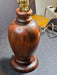 Beautiful wood Turned 1950s lamp needs shade 21" to top of shade, 6 " wide, Antiques, David's Antiques and Oddities