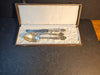 ww2 Jewish spoon fork and knife/ J. Farget/ silver plate/ Est Date 1940s/Poland, Antiques, David's Antiques and Oddities