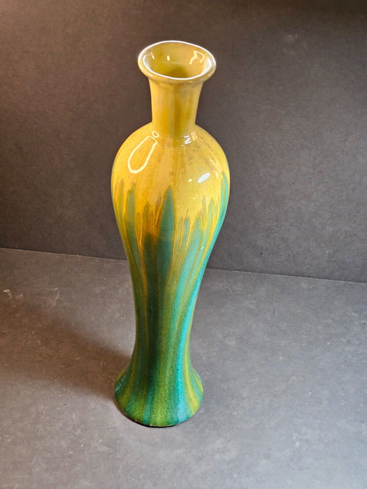 18" Mid-Century Modern Multi-Colored Urn-Form Vase, Antiques, David's Antiques and Oddities