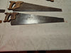 5 old school hand saws  READY FOR WORK one money for all, Antiques, David's Antiques and Oddities