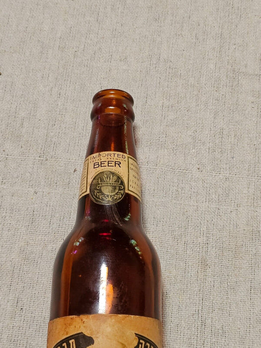 Maccabee  Beer Bottle empty imported from Israel/9.5 inches tall/ unique, Antiques, David's Antiques and Oddities