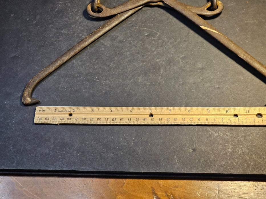 Primitive ice tongs 12 " farm fresh /great size / great construction/PA farm