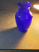 Blue glass vase /nice lines/8" high x 5 " wide., Antiques, David's Antiques and Oddities