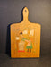 Mid century 9 x12 cutting board/ period graphics/ Nerco company dated 1960, Antiques, David's Antiques and Oddities