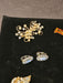 3 pair earrings sets 3 pins plus 2 other items, Antiques, David's Antiques and Oddities