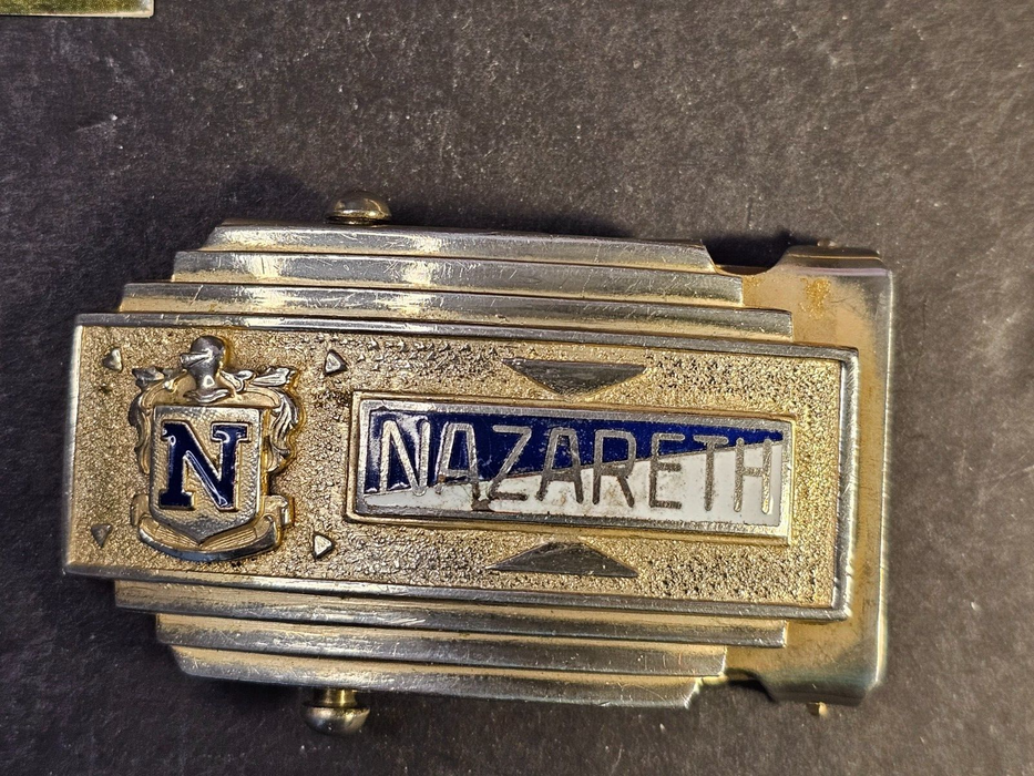 3 Nazareth Post cards/Nazareth hall cover/Nazareth belt buckle, Antiques, David's Antiques and Oddities