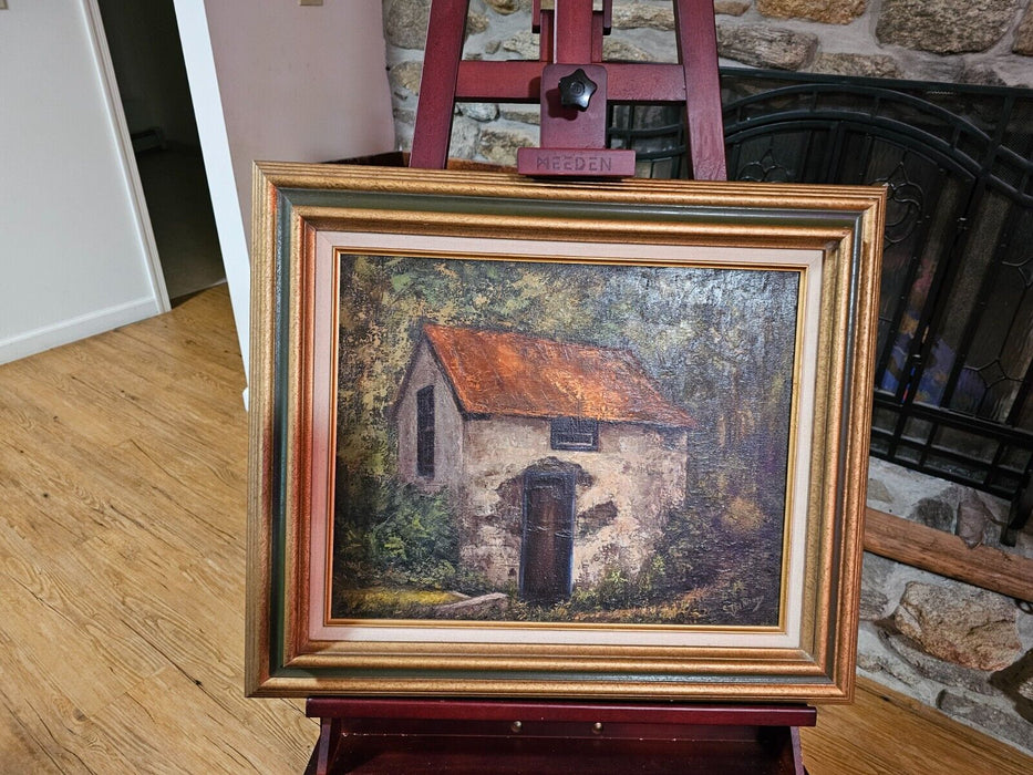 V. Steinmetz Oil on Canvas Painting 27 x23 with frame, Antiques, David's Antiques and Oddities