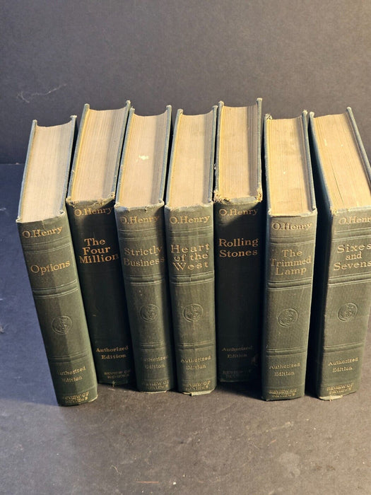 The works of O Henry 1919/ good shape/ nice collection/7 volumes