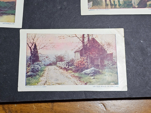 8 Early 1900s postcards 3x5 floral and historical images, Antiques, David's Antiques and Oddities