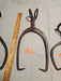 21 " Ice tongs /amish country pa/makers mark. nice set/primitive, Antiques, David's Antiques and Oddities