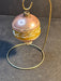 2 marked USA christmas Balls 1960s 3.5' gold and pink tones, Antiques, David's Antiques and Oddities