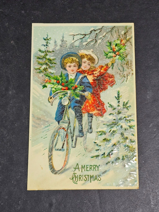 Early 1900s German post  cards christmas and birthday . (black americana), Antiques, David's Antiques and Oddities