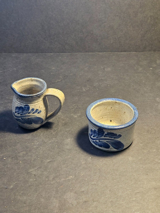 3 Westerwald pottery pots/1980s/ 3" each/ great for desk items, Antiques, David's Antiques and Oddities