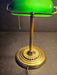 Desk light green shade 12" high 10 " wide 1980s works great as found, Antiques, David's Antiques and Oddities