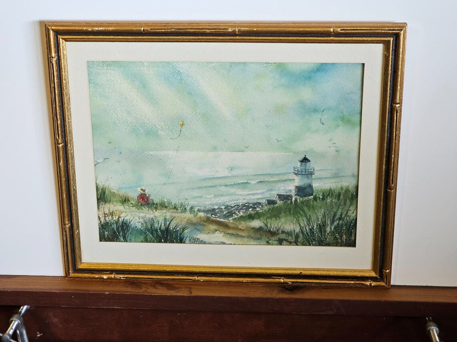 Jack Roland “Murf the Surf” Murphy Signed Original Watercolor Painting Kite, Antiques, David's Antiques and Oddities