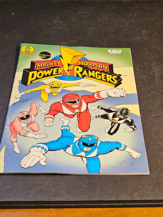 Power Rangers # 1 unused ,perfect condition with all inserts./ 6.5 x10