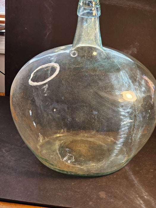 Demijohns Glass Bottle/ great old bottle/ large size/ 18 x 15 x12, Antiques, David's Antiques and Oddities