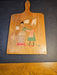 Mid century 9 x12 cutting board/ period graphics/ Nerco company dated 1960, Antiques, David's Antiques and Oddities