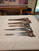 Old school hand saws total of 5 various ages/ great primitive look/, Antiques, David's Antiques and Oddities