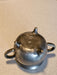 Pewter hallmarked cauldron shaped container 3" high 2.5"wide., Antiques, David's Antiques and Oddities