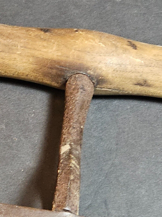 Primitive food chopper late 1890s wishbone steel construction and riveted blade, Antiques, David's Antiques and Oddities