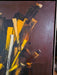 Mid-Century Modern Abstract Expressionist Painting by L.B. 31x41, Antiques, David's Antiques and Oddities