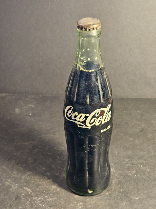 At least 50 year old coke bottle as found /Ogden Utah/still capped/10", Antiques, David's Antiques and Oddities