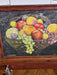 Canvas framed fruit 16 x21 Fruit Basket image. wood frame with glass, Antiques, David's Antiques and Oddities