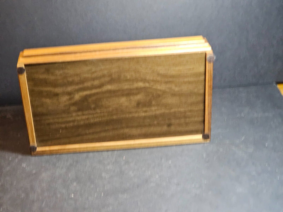 Beautiful 1970s real walnut wooden valet for men or women7x12x2, Antiques, David's Antiques and Oddities