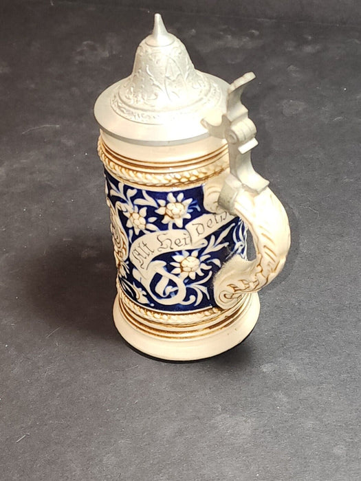 German Miniature stein 5.5" high beautifully decorated, Antiques, David's Antiques and Oddities