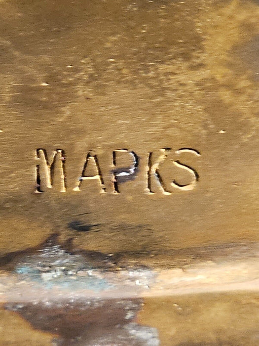 Cast Brass Carl marx as found/ 8x6 / imported in the 1980s/, Antiques, David's Antiques and Oddities