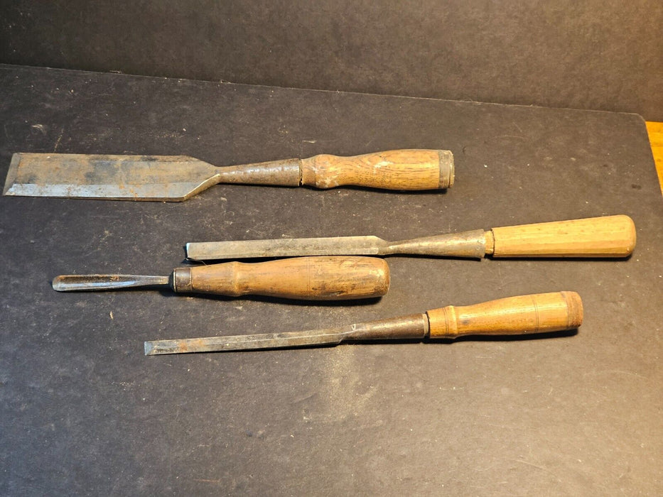 5 Early chisels/ late 1890s/ James/Buck brothers /more, Antiques, David's Antiques and Oddities