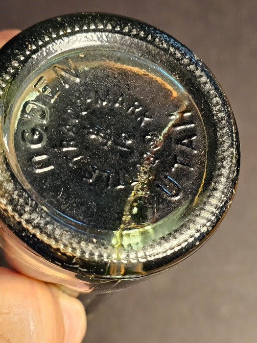 At least 50 year old coke bottle as found /Ogden Utah/still capped/10", Antiques, David's Antiques and Oddities