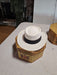 Hat straw white one size/ late 60s early 70s/ great shape, Antiques, David's Antiques and Oddities