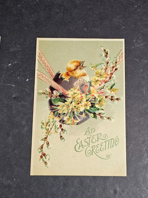 Early 1900s easter postcards from europe multi colored, Antiques, David's Antiques and Oddities