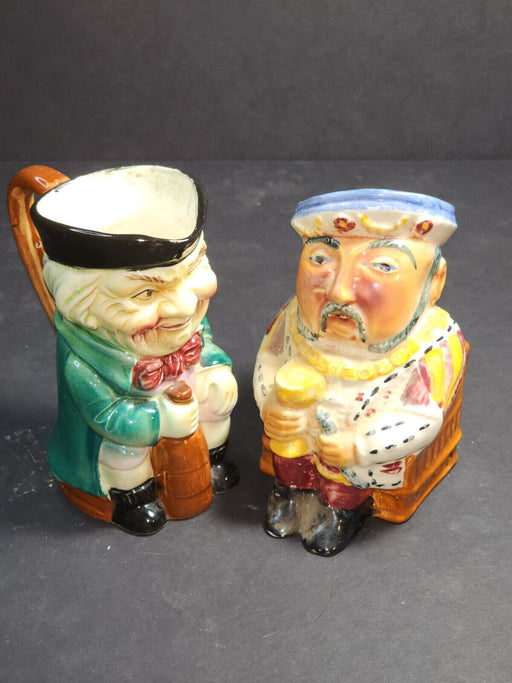 2 Toby mugs one Japan the other 2 hard to read under glaze, Antiques, David's Antiques and Oddities