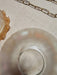 Light globes 10" wide 8" H/Etched as pictured clear frosted to amber as found, Antiques, David's Antiques and Oddities