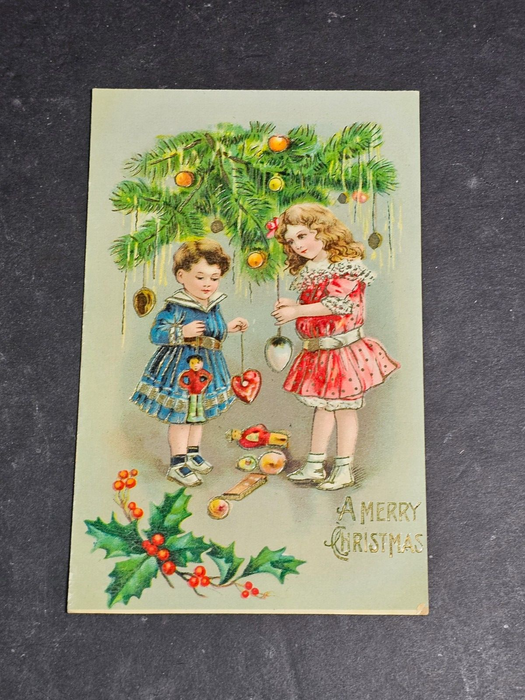 1900s german Merry christmas post cards 3x5 unused excellent example, Antiques, David's Antiques and Oddities