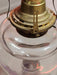 kerosene lamp glass with bubbles and straw marks 12" electrified, Antiques, David's Antiques and Oddities