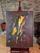 Mid-Century Modern Abstract Expressionist Painting by L.B. 31x41, Antiques, David's Antiques and Oddities